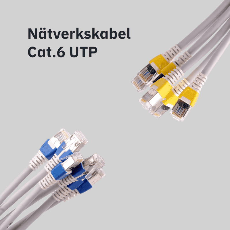 Nätverkskabel Cat. 6 UTP