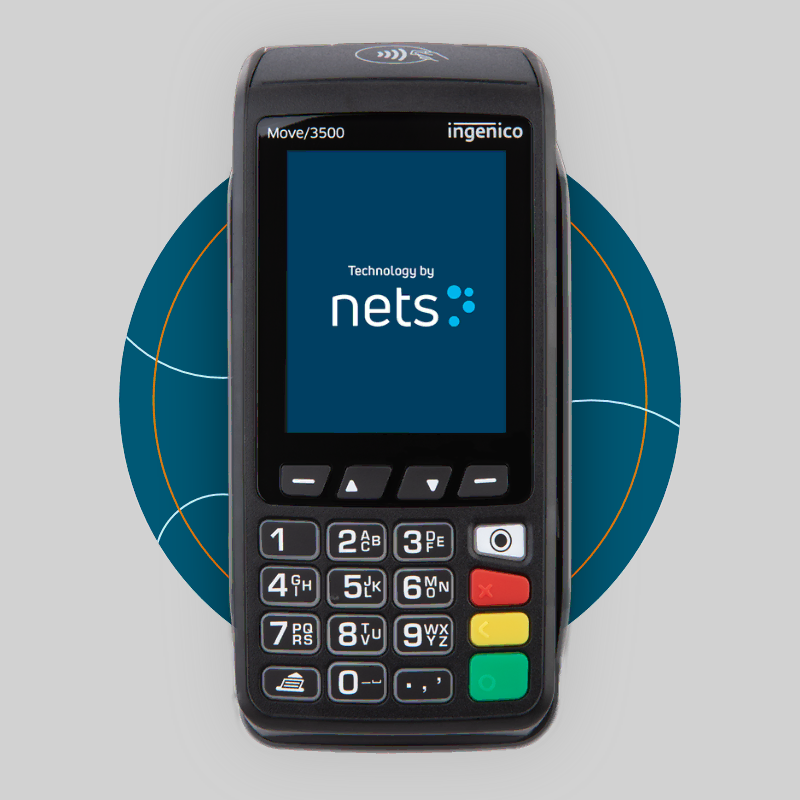 Nets Move 3500 Mobil Betalterminal