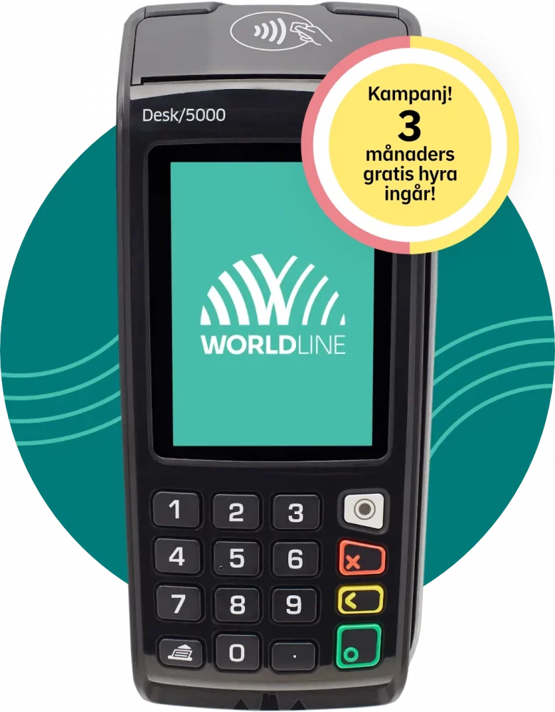 Worldline Desk 5000 Betalterminal Kampanj